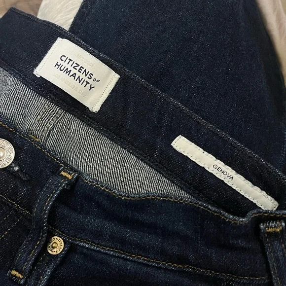 CITIZENS OF HUMANITY GENOVA LOW-RISE BOOTCUT JEANS